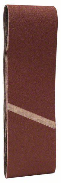 A brown sanding belt with a smooth surface, rolled and ready for use in craft or industrial applications.