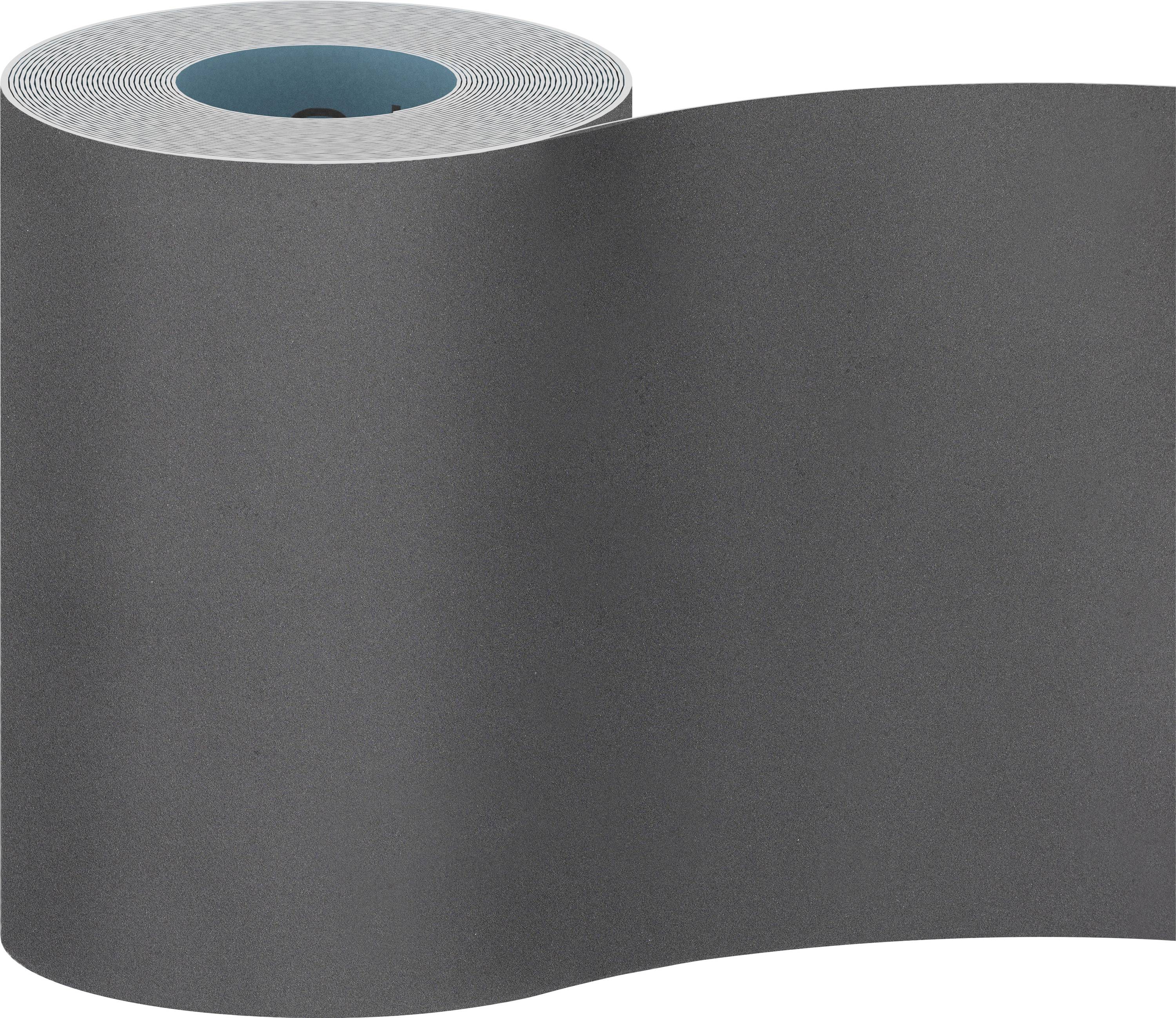 A roll of dark grey material, potentially used for roof sealing. Shows the texture and colour of the material.Note: I've used British English spelling (colour, grey) while maintaining the precise meaning of the original German text.