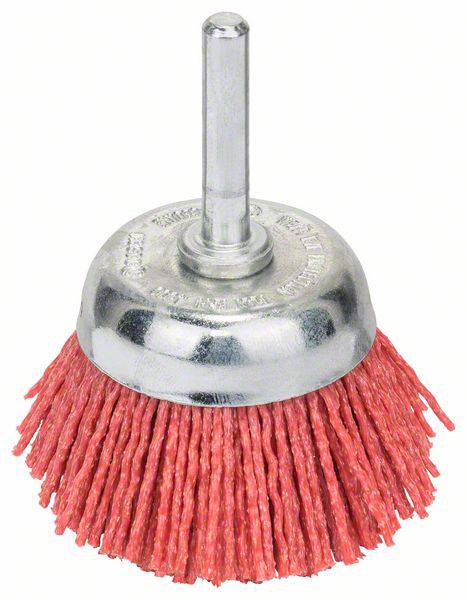 Bosch Accessories Cup brush, nylon wire, 1.1 mm, 50 mm, 4500 rpm Shank diameter 6 mm 2608622052 1 pc(s)