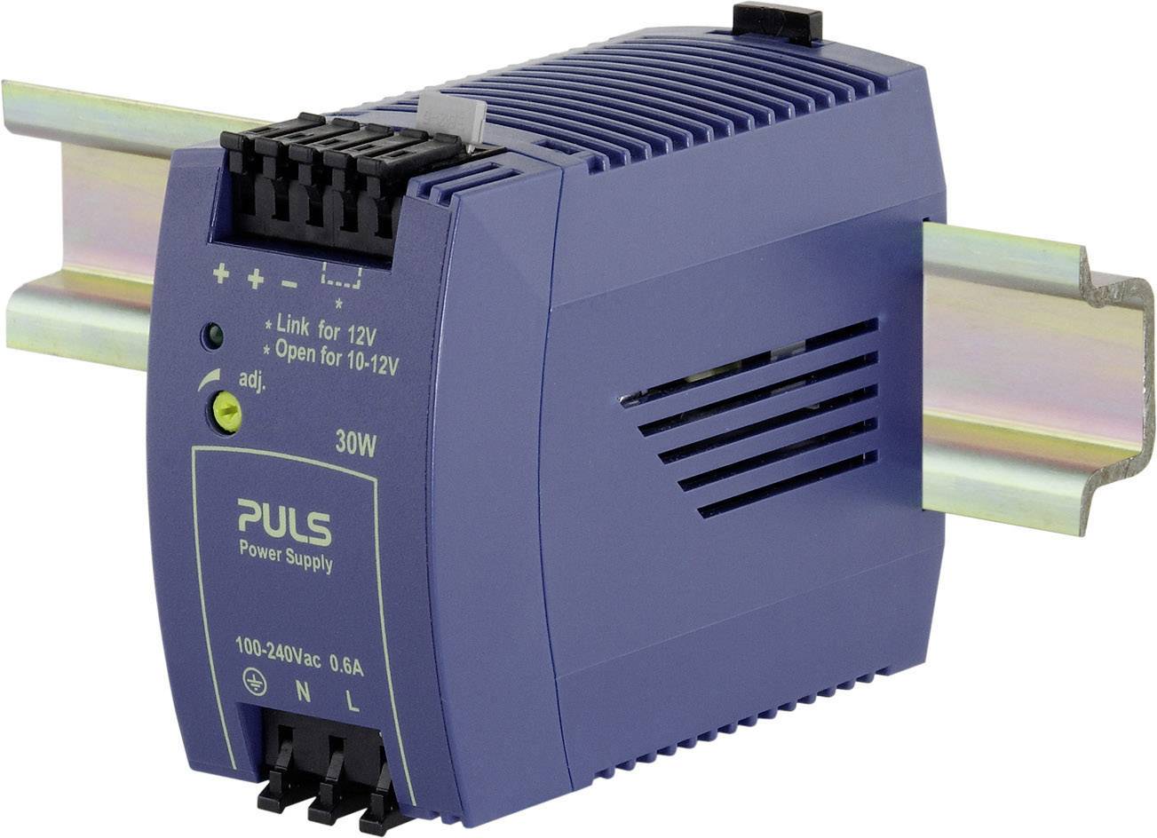 PULS ML30.102 Rail mounted PSU (DIN) 12 V DC 2.5 A 30 W No. of outputs:1 x Content 1 pc(s)