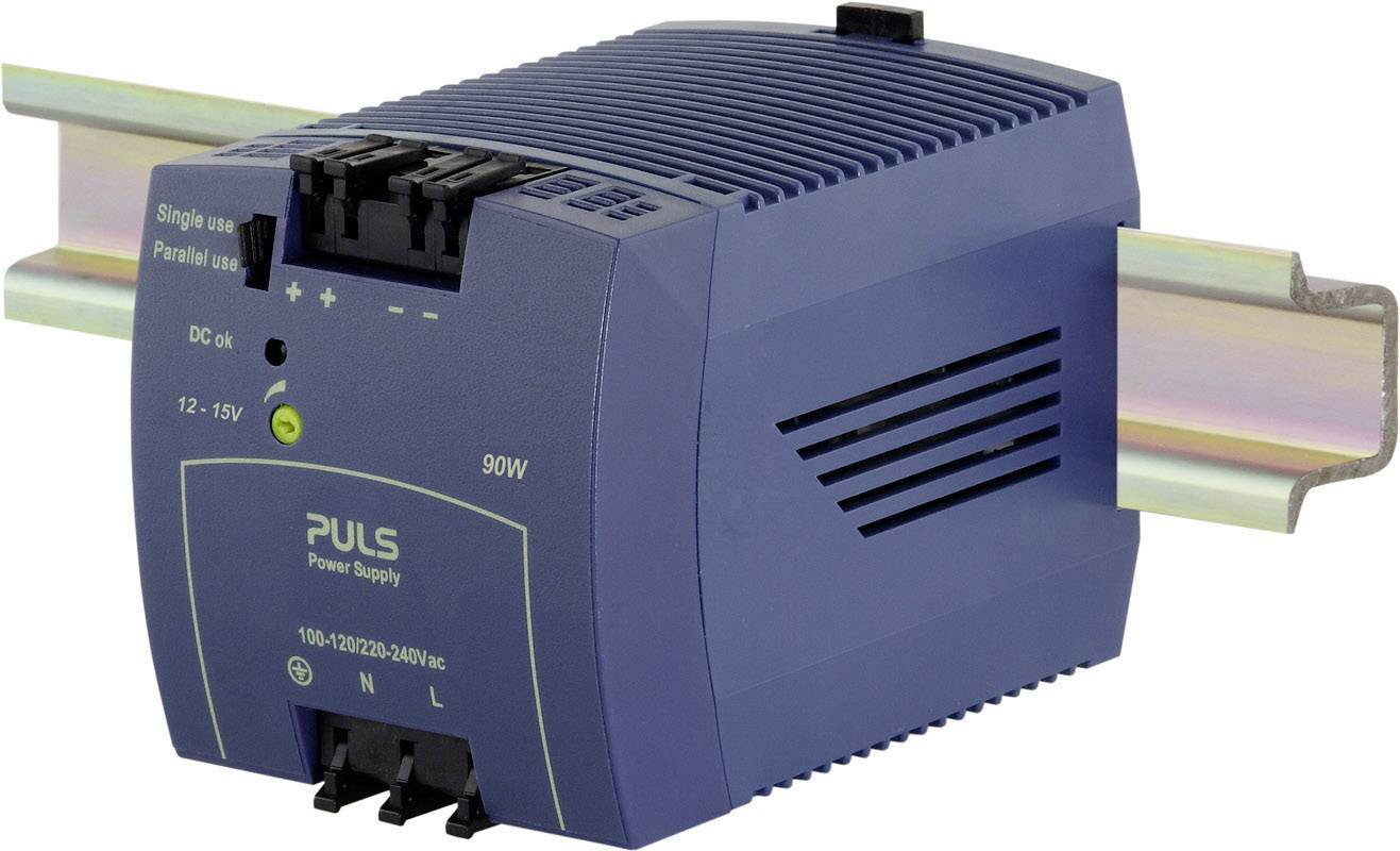 PULS ML100.102 Rail mounted PSU (DIN) 12 V DC 7.5 A 90 W No. of outputs:1 x Content 1 pc(s)