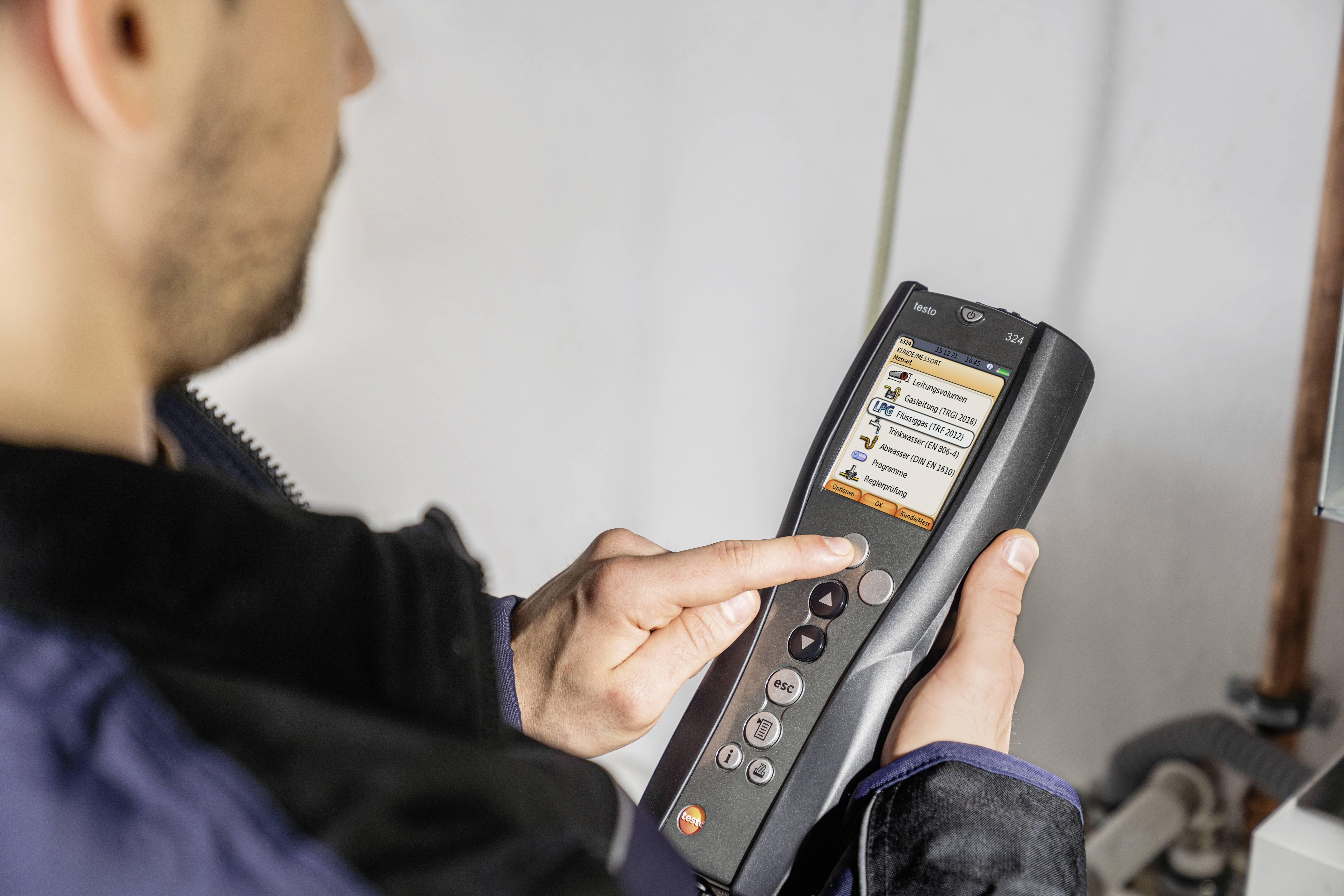 Leak detector testo Profi-Set 324