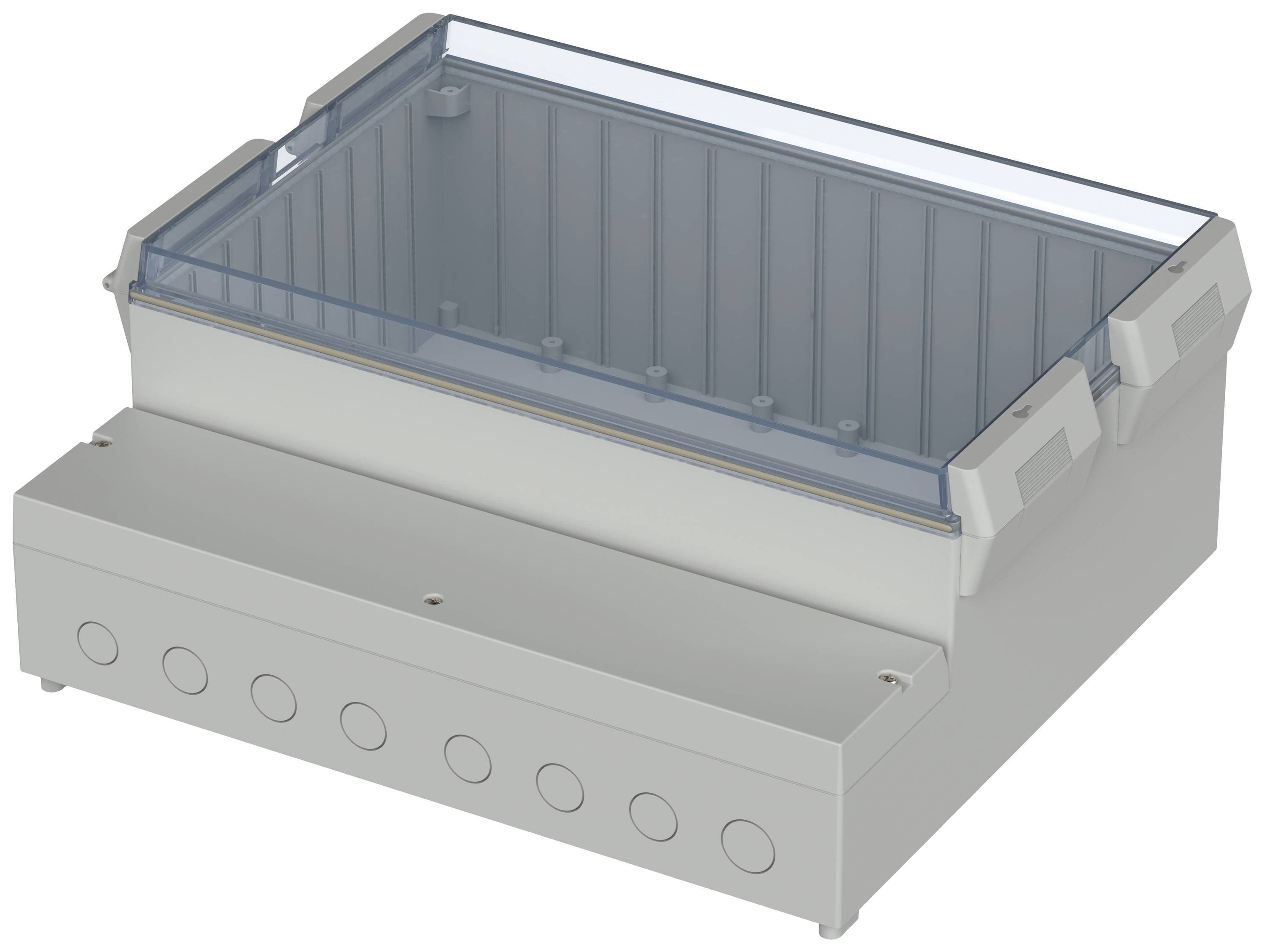 Bopla REGLOCARD RCP 4000 Wall-mount enclosure 363.4 x 318.6 x 150 Acrylonitrile butadiene styrene, Polycarbonate (PC) Light grey