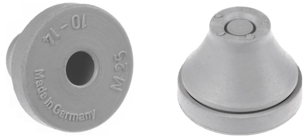 PB Fastener MF-M25-EG Cable grommet Terminal Ø (max.) 14 mm Board thickness (max.) 4 mm EPDM Grey
