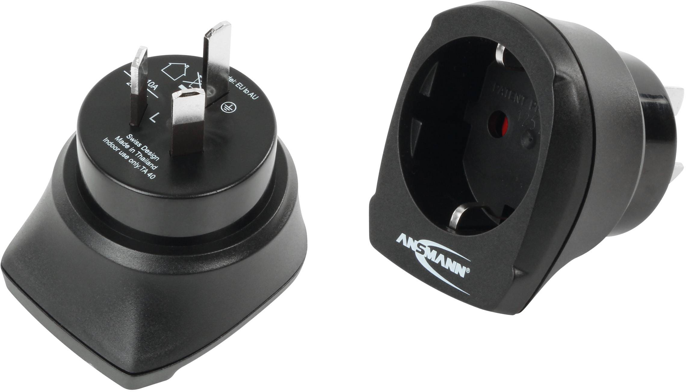 Ansmann 1250-0003 Travel adapter EU to AU