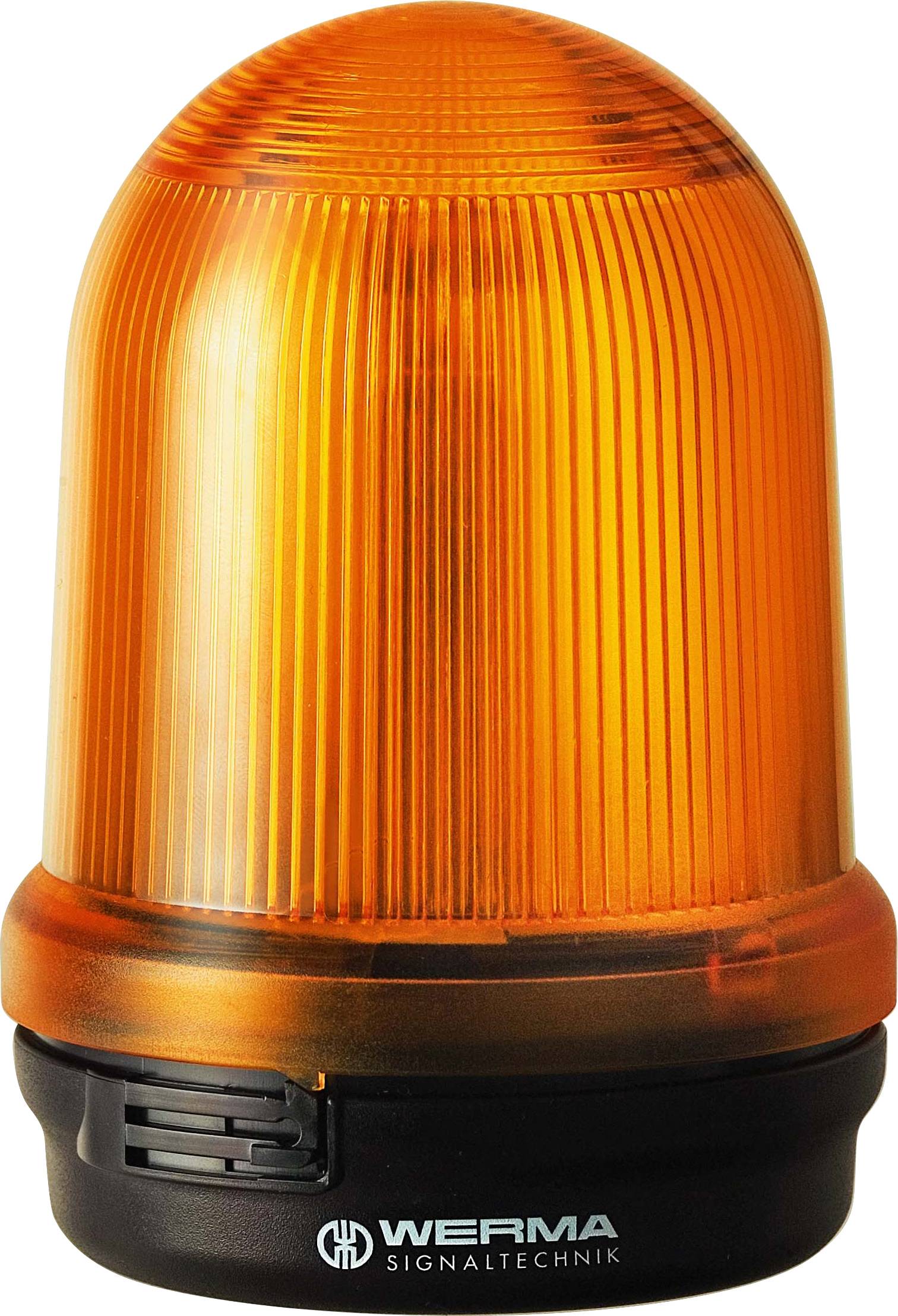 Werma Signaltechnik Light 826.300.00 826.300.00 Yellow Non-stop light signal 12 V AC, 12 V DC, 24 V AC, 24 V DC, 48 V AC, 48 V DC