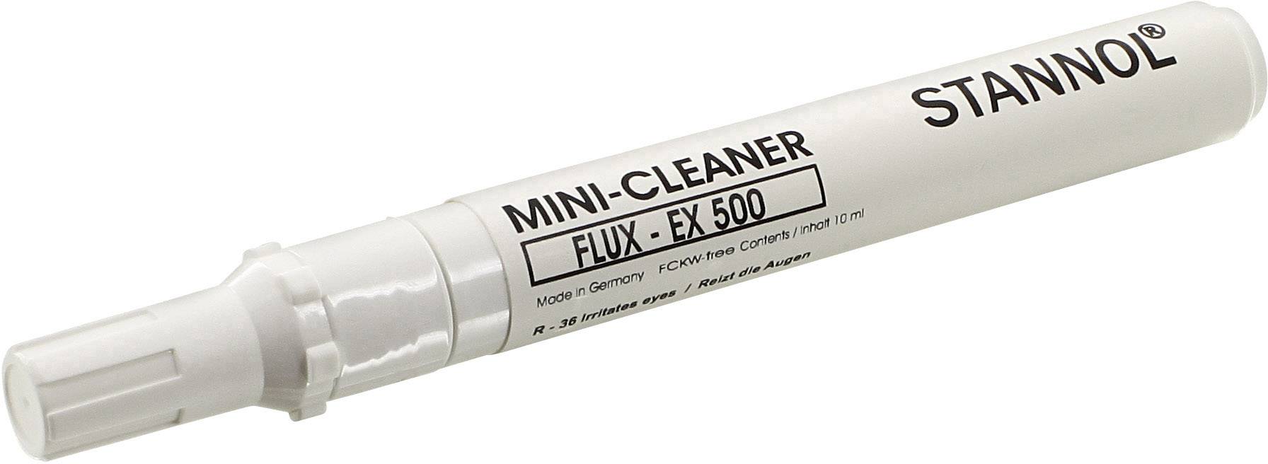 White pen with the inscription 'STANNOL MINI-CLEANER FLUX EX 500', manufactured in Germany.
