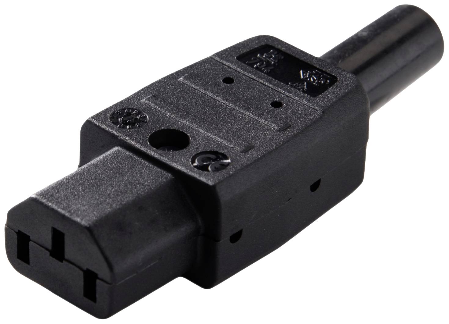 Martin Kaiser 794/sw IEC connector 794 Socket, straight Total number of pins: 2 + PE 10 A Black 1 pc(s)