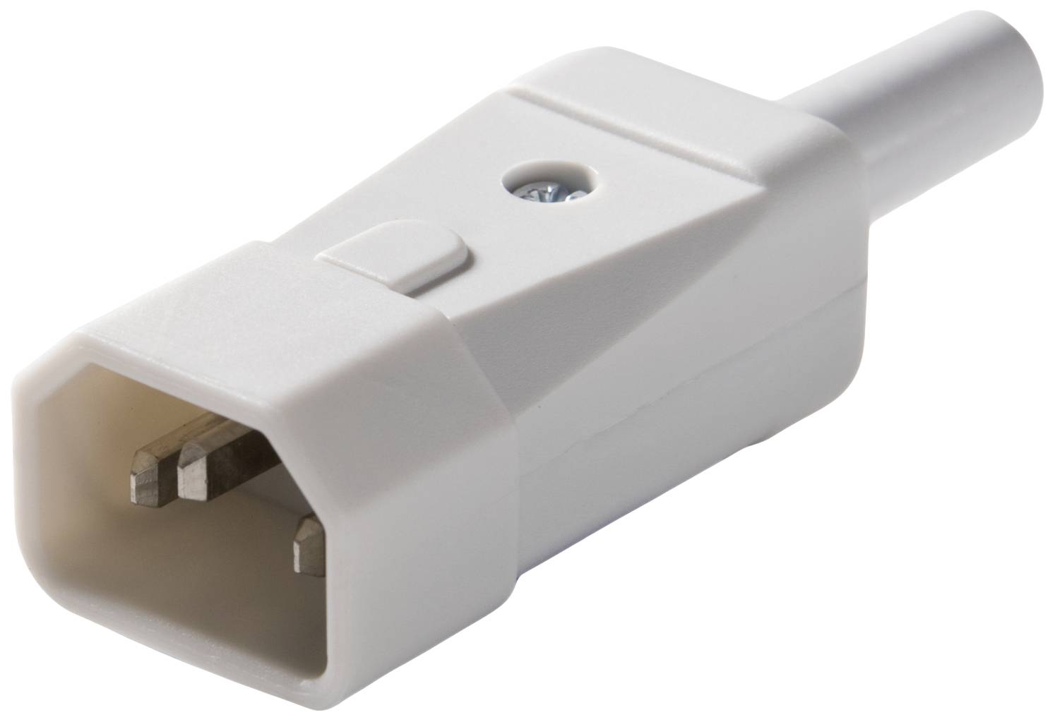 Martin Kaiser 249/sw IEC connector 249 Plug, straight Total number of pins: 2 + PE 10 A Grey