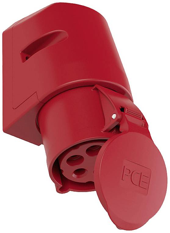 PCE 125-6R CEE wall socket 32 A 5-pin 400 V 1 pc(s)