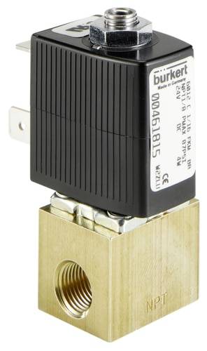 Bürkert Directly actuated valve 134148 6012 24 V AC Enclosure material Brass Sealant FKM 1 pc(s)