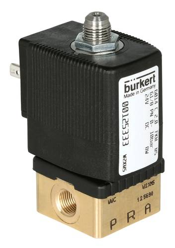Bürkert Directly actuated valve 125341 6014 24 V DC Enclosure material Brass Sealant FKM 1 pc(s)