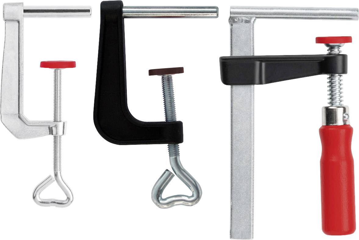 Table clamp LM 10/5 R8 100 / 50 Bessey LM10/5R8 Span width (max.):100 mm Nosing length:50 mm