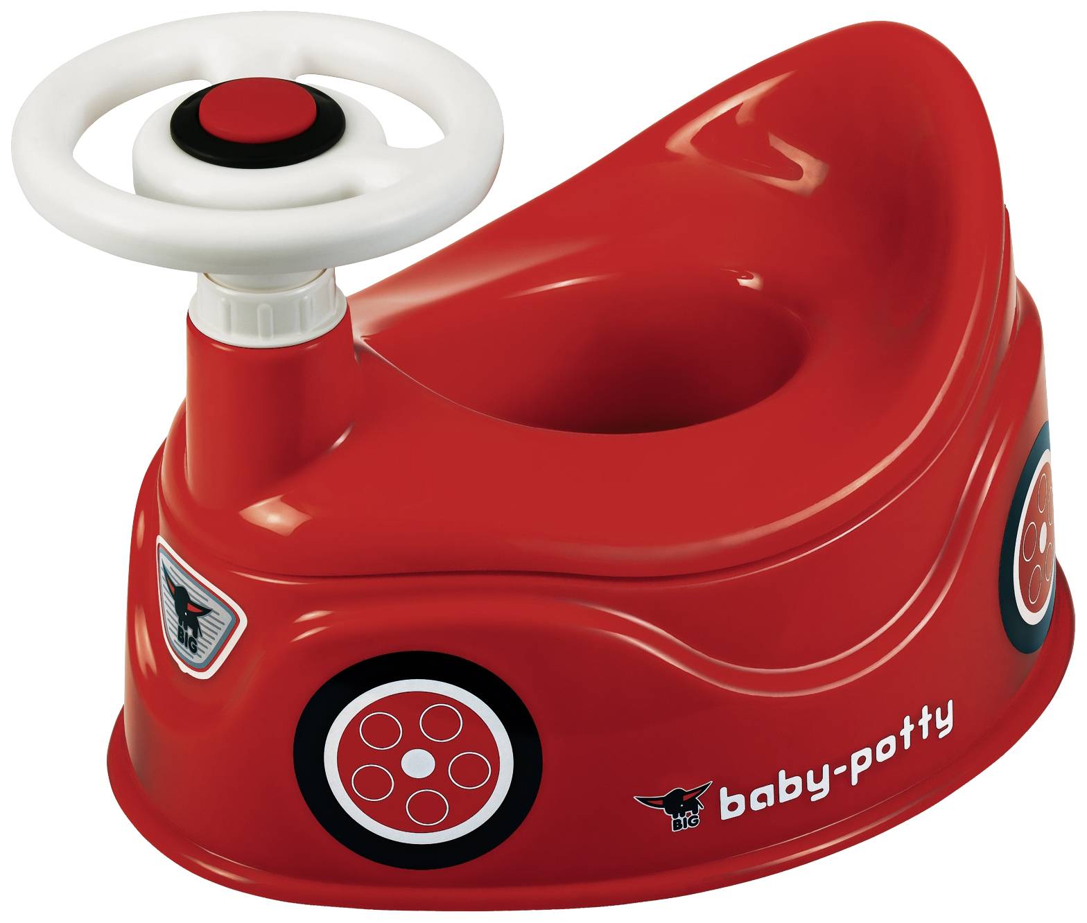Big baby pots red with horn