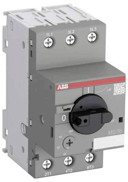 ABB 1SAM 250 000 R1009 MS 116-6,3 Motor surge protector switch adjustable 690 V AC 6.3 A 1 pc(s)