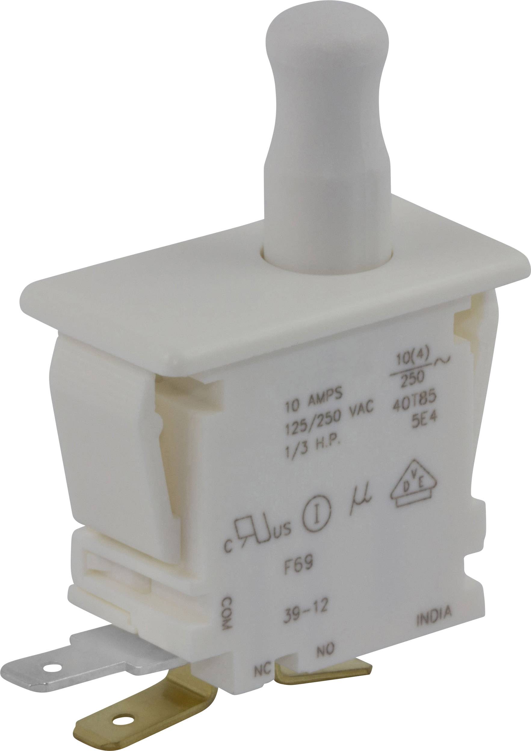 ZF F69-30A F69-30A Pushbutton 250 V AC 10 A 1 x On/(On) momentary 1 pc(s)
