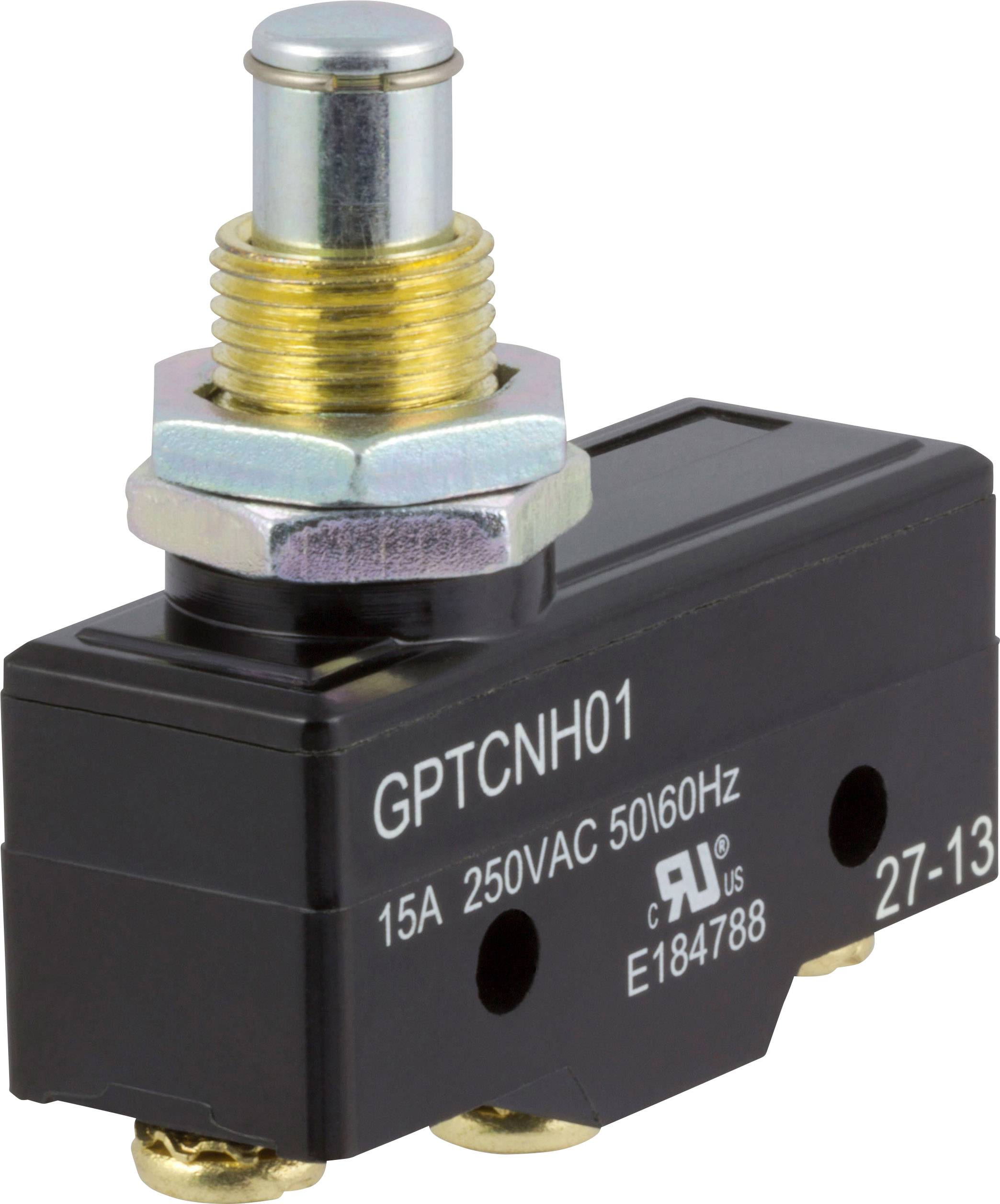 ZF GPTCNH01 Microswitch GPTCNH01 250 V AC 15 A 1 x On/(On) momentary 1 pc(s)