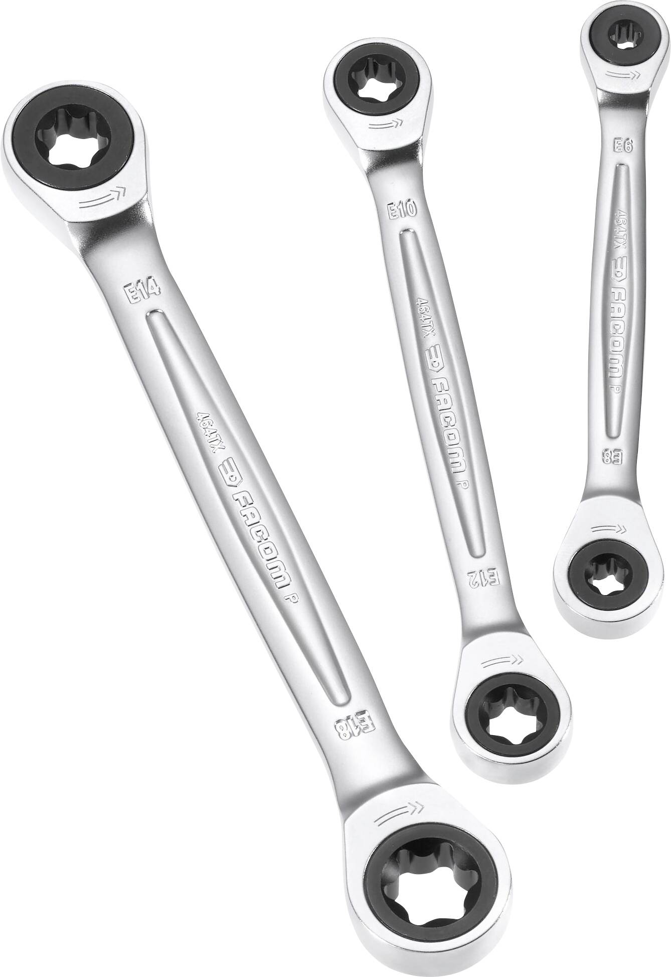 Facom 464TX.J3PB Double-ended box wrench set 3-piece