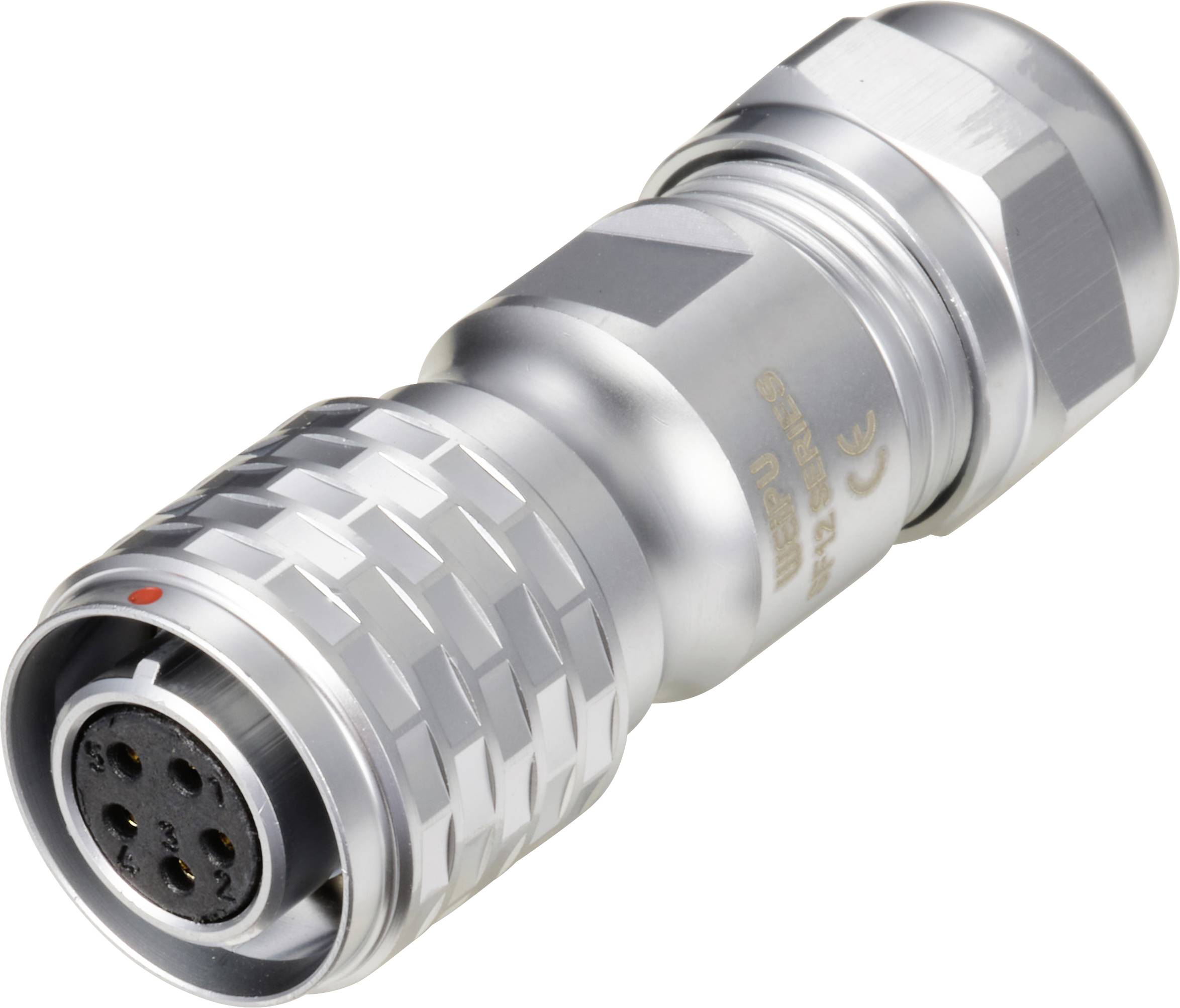 Weipu SF1210/S5 II Bullet connector Connector, straight Total number of pins: 5 Series (round connectors): SF12 1 pc(s)