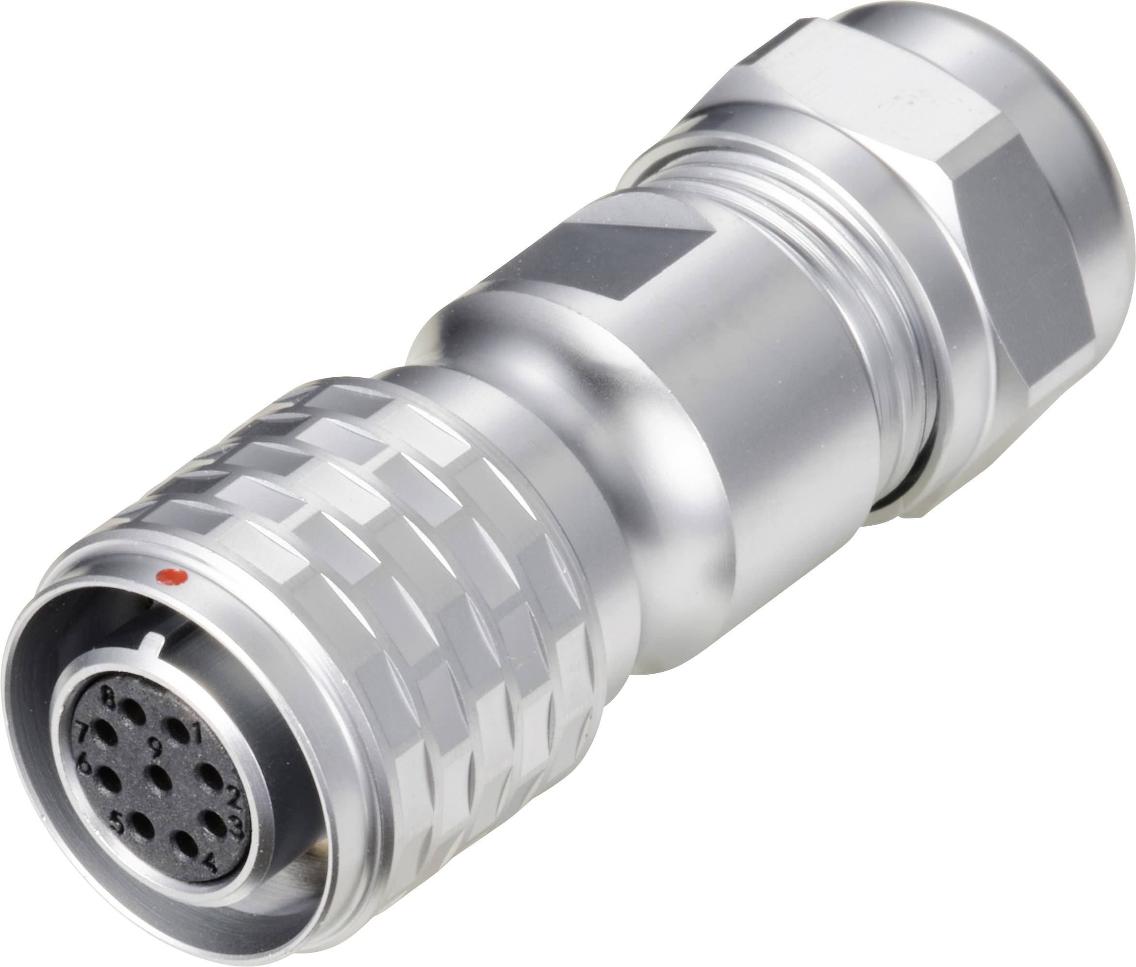 Weipu SF1210/S9 II Bullet connector Connector, straight Total number of pins: 9 Series (round connectors): SF12 1 pc(s)