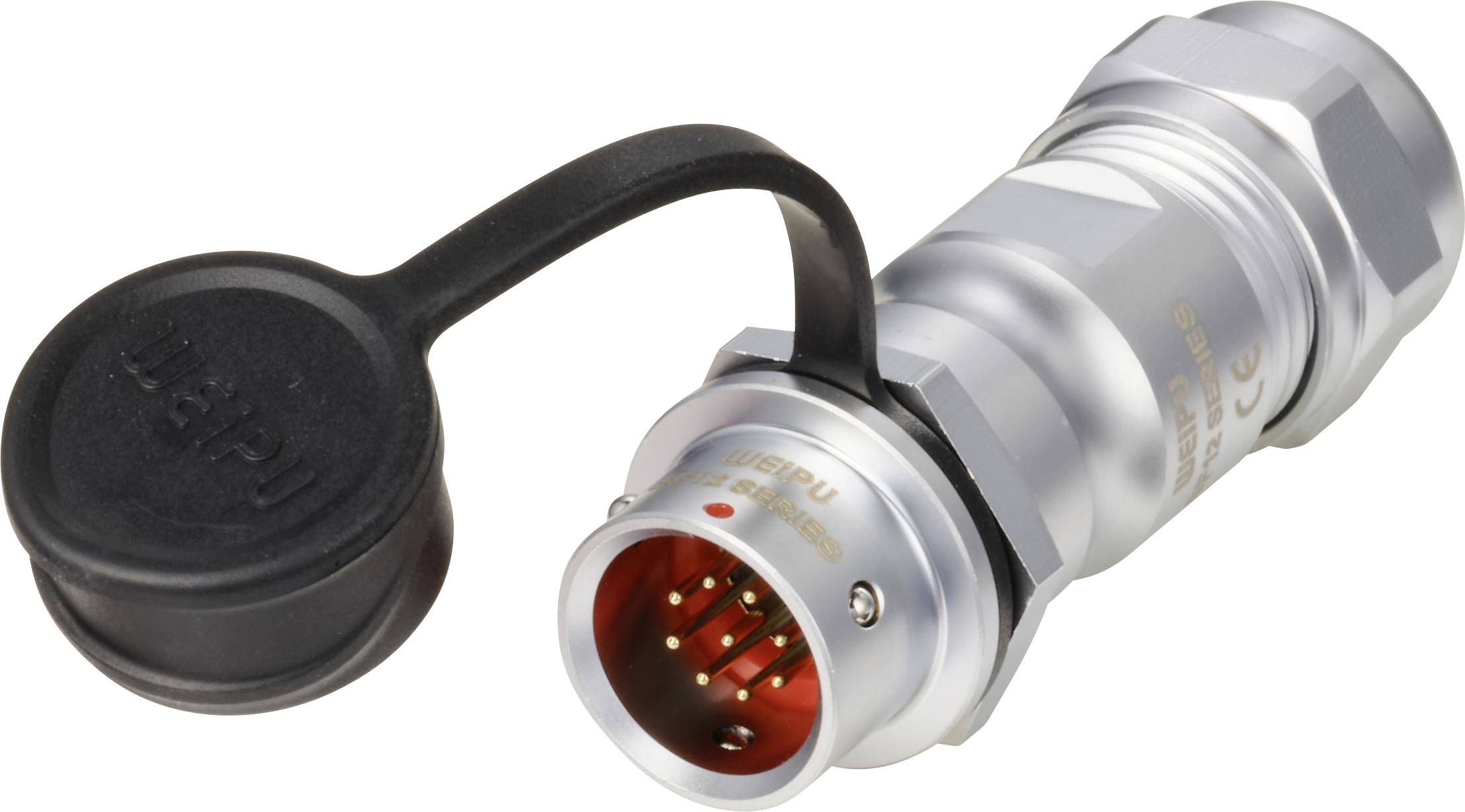 Weipu SF1211/P9 II Bullet connector Plug, straight Total number of pins: 9 Series (round connectors): SF12 1 pc(s)