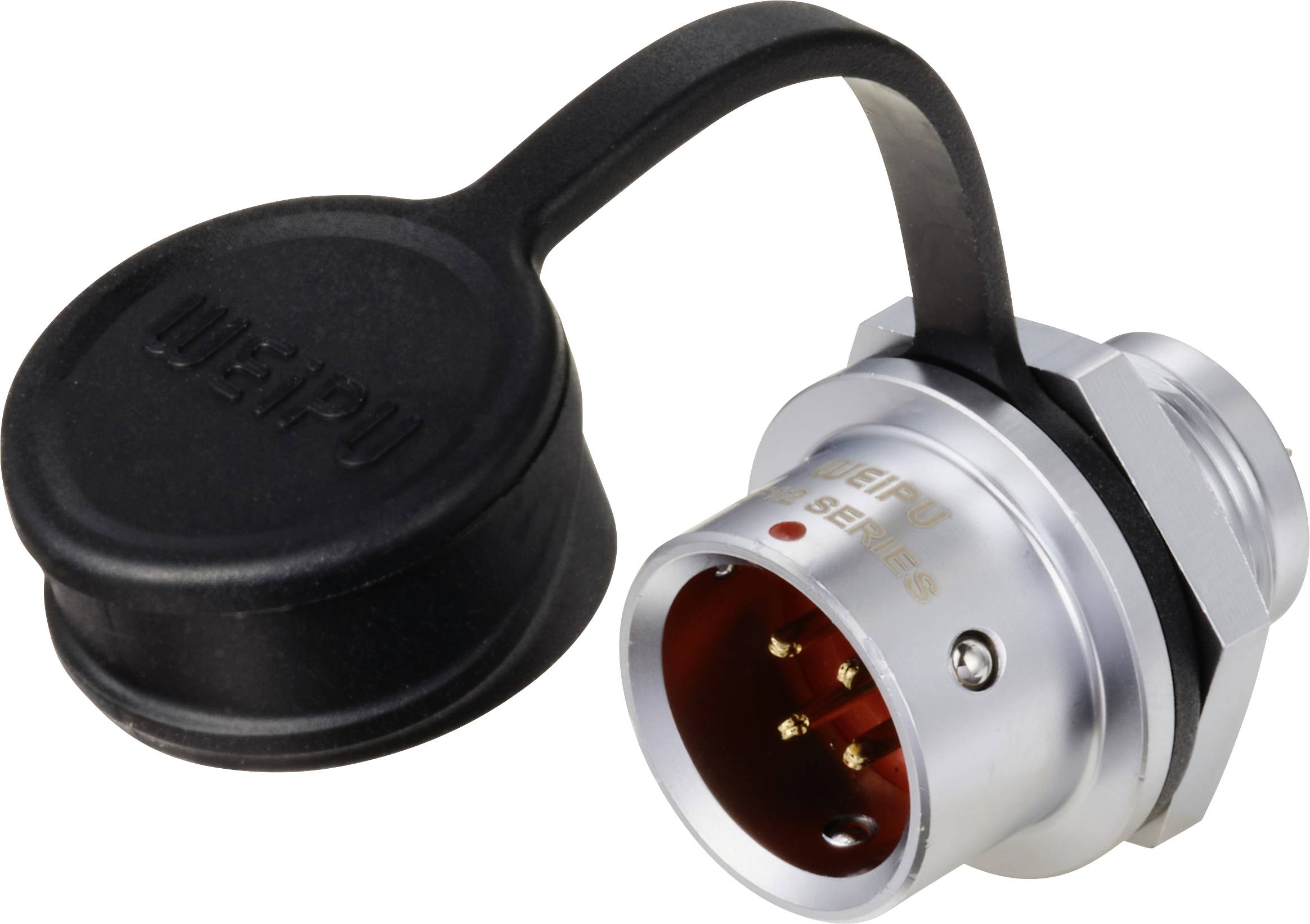 Weipu SF1212/P4 Bullet connector Plug, straight Total number of pins: 4 Series (round connectors): SF12 1 pc(s)