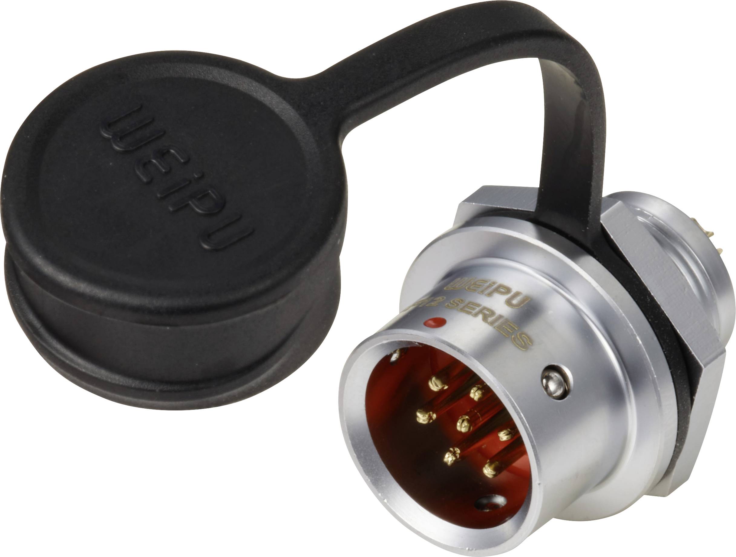 Weipu SF1212/P7 Bullet connector Plug, straight Total number of pins: 7 Series (round connectors): SF12 1 pc(s)