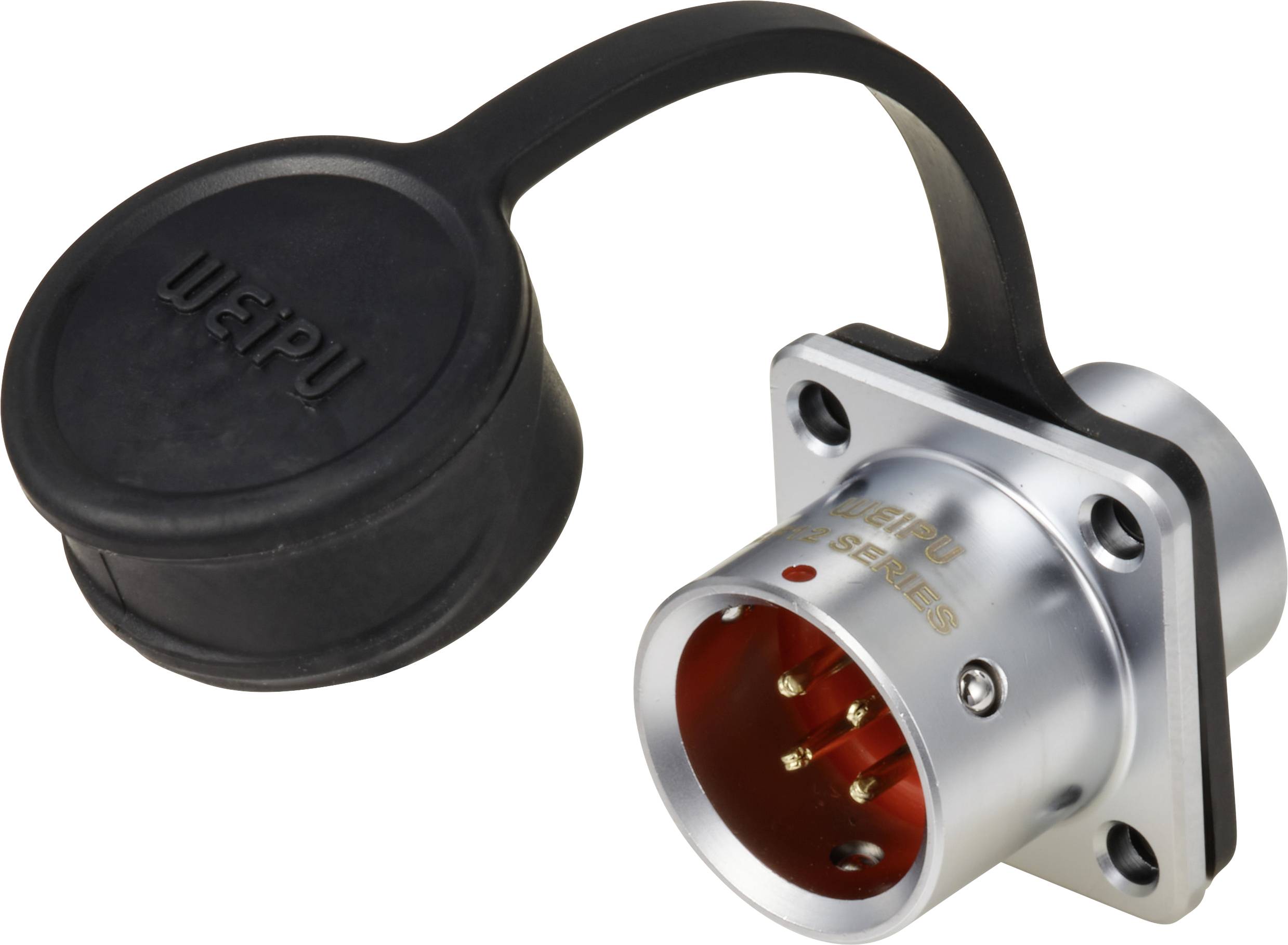 Weipu SF1213/P4 Bullet connector Plug, straight Total number of pins: 4 Series (round connectors): SF12 1 pc(s)