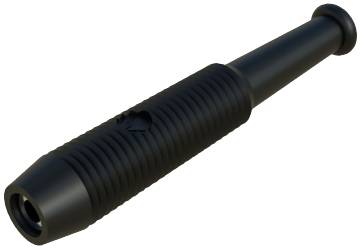 SKS Hirschmann MKU 1 Mini jack socket Socket, straight Pin diameter: 2 mm Black