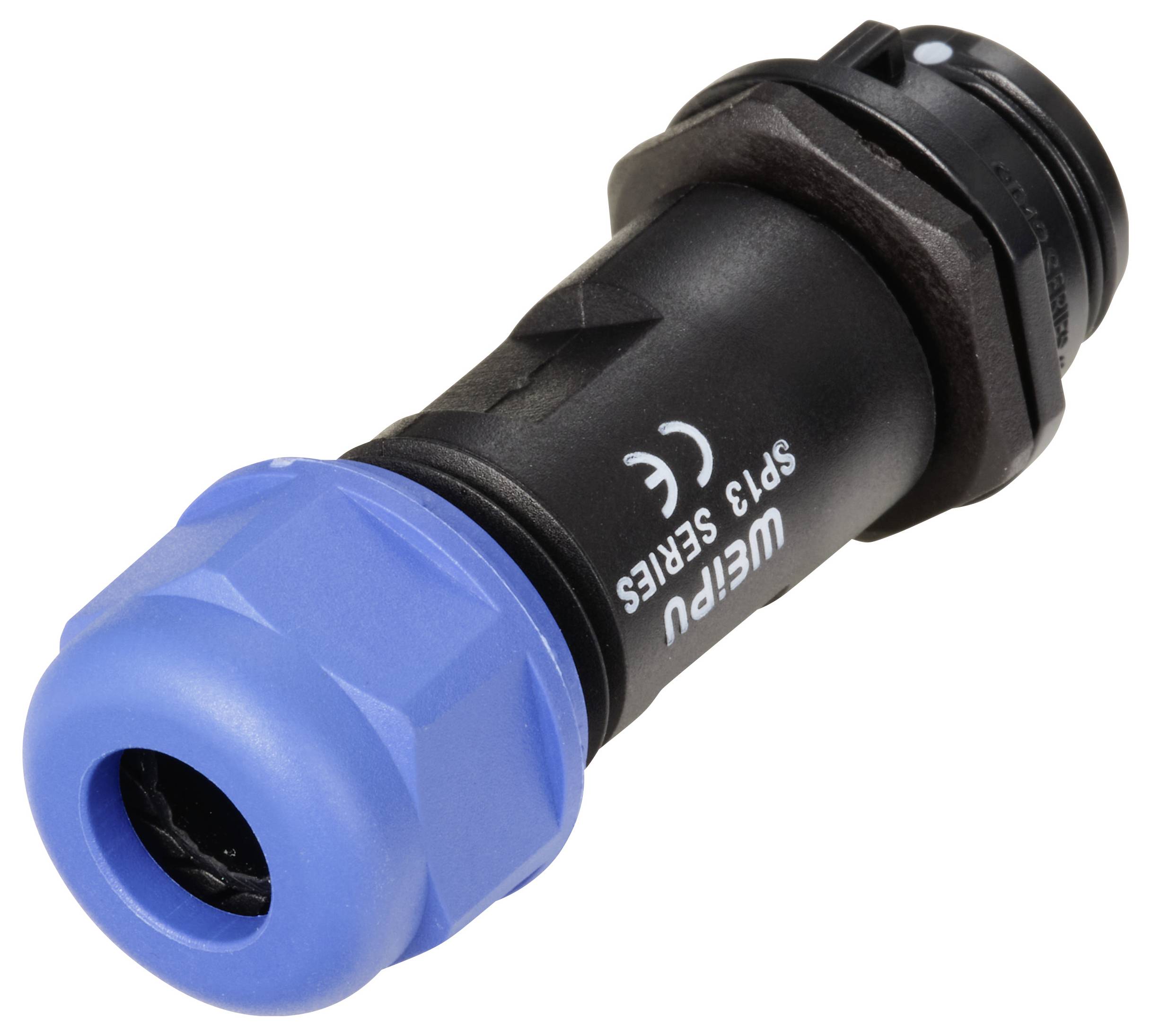 Weipu SP1311 / S 6 II Bullet connector Socket, straight Total number of pins: 6 Series (round connectors): SP13