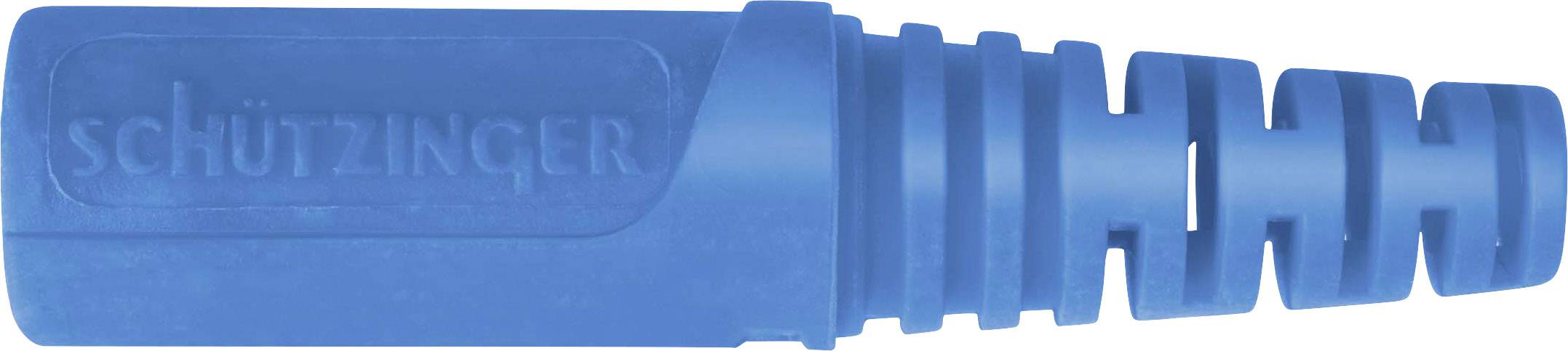 Schützinger KU 09 L / BL Jack socket Connector, straight Pin diameter: 4 mm Blue