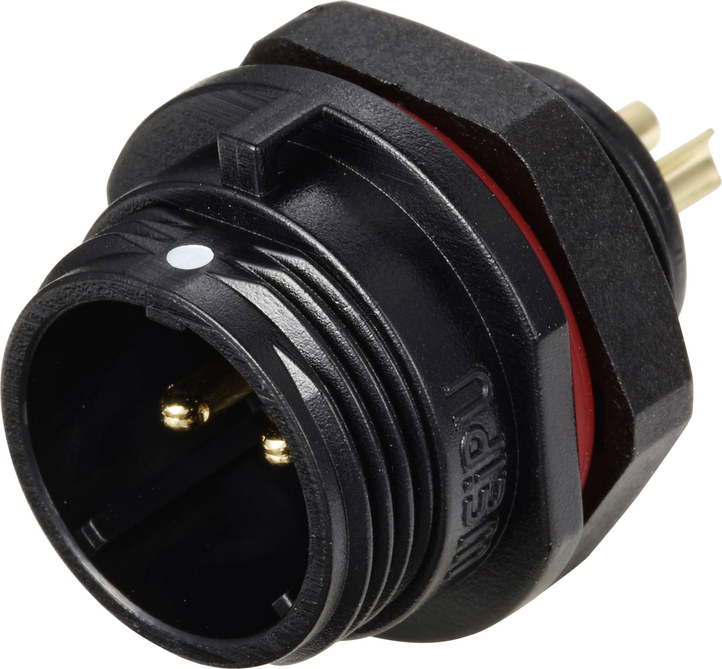 Weipu SP1312 / P 2 Bullet connector Plug, mount Total number of pins: 2 Series (round connectors): SP13