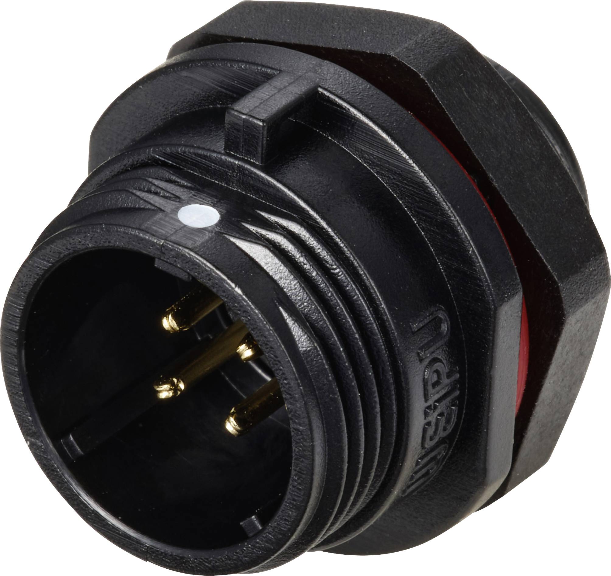 Weipu SP1312 / P 4 Bullet connector Plug, mount Total number of pins: 4 Series (round connectors): SP13