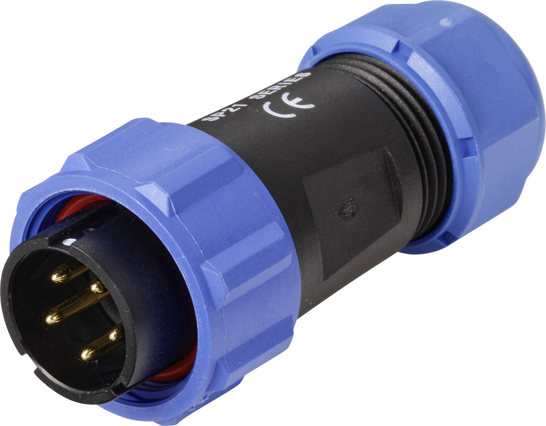 Weipu SP2110 / P 5C II Bullet connector Plug, straight Total number of pins: 5 Series (round connectors): SP21 1 pc(s)