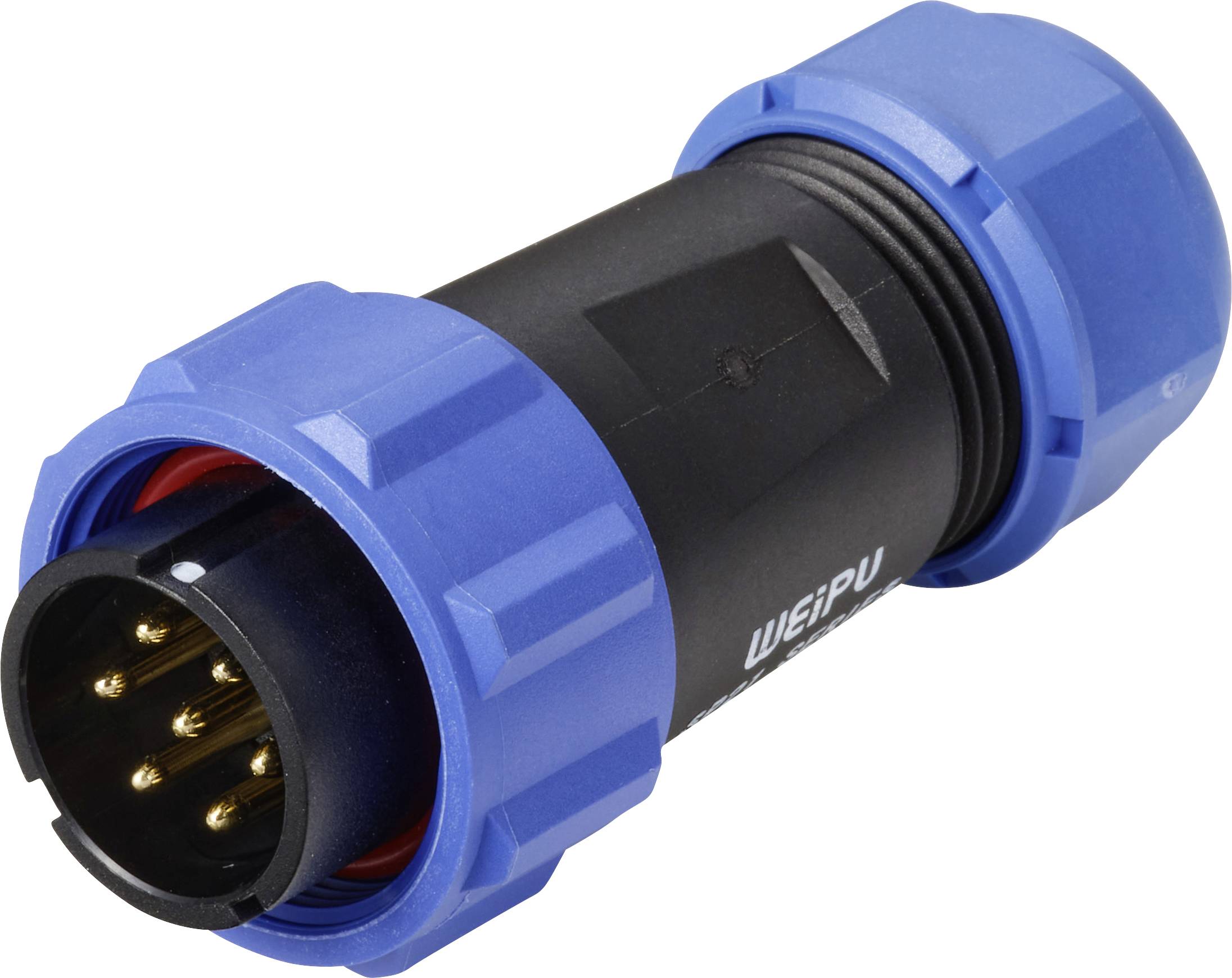 Weipu SP2110 / P 7 II Bullet connector Plug, straight Total number of pins: 7 Series (round connectors): SP21 1 pc(s)