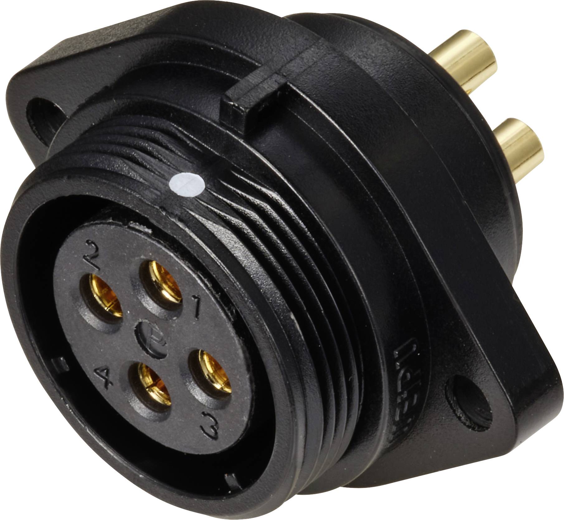 Weipu SP2113 / S 4 Bullet connector Socket, built-in Total number of pins: 4 Series (round connectors): SP21 1 pc(s)