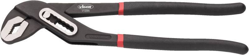 Water pump pliers with rubber-coated handles and adjustable head, suitable for various tasks in the workshop or at home.