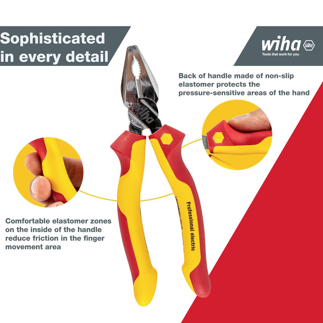 Wiha 26852 VDE Pliers Set 3-piece