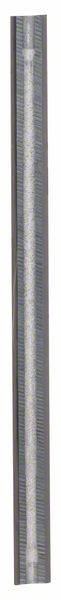 A thin metal or plastic tube, vertically depicted, possibly a rod or strut, with a smooth, shiny surface.