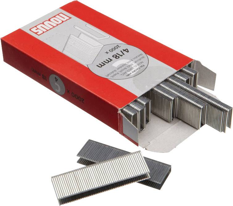 Novus Office 105109500 Narrow crown Type 4 2000 pc(s) Dimensions (L x W) 18 mm x 6 mm