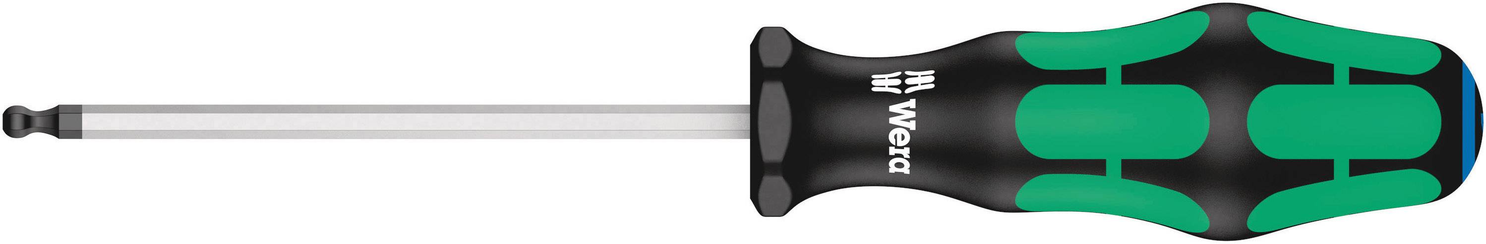 Screwdriver with an ergonomic, black and green handle and magnetic blade for better grip and precise working.