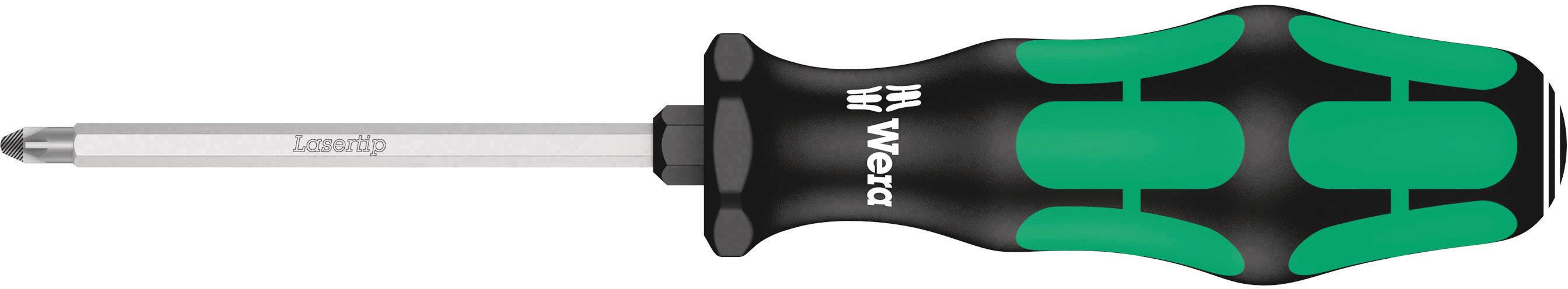 Screwdriver with a green-black handle and silver shaft, suitable for standard screw-related tasks.
