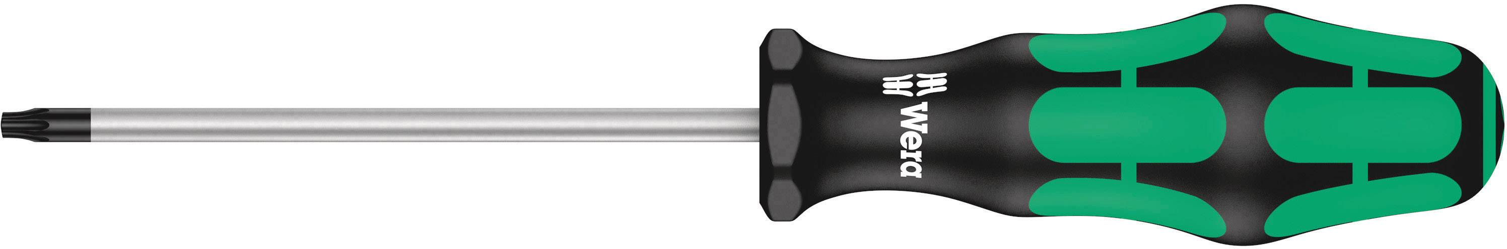 Phillips screwdriver with green and black handle and silver blade. Suitable for general repair work.