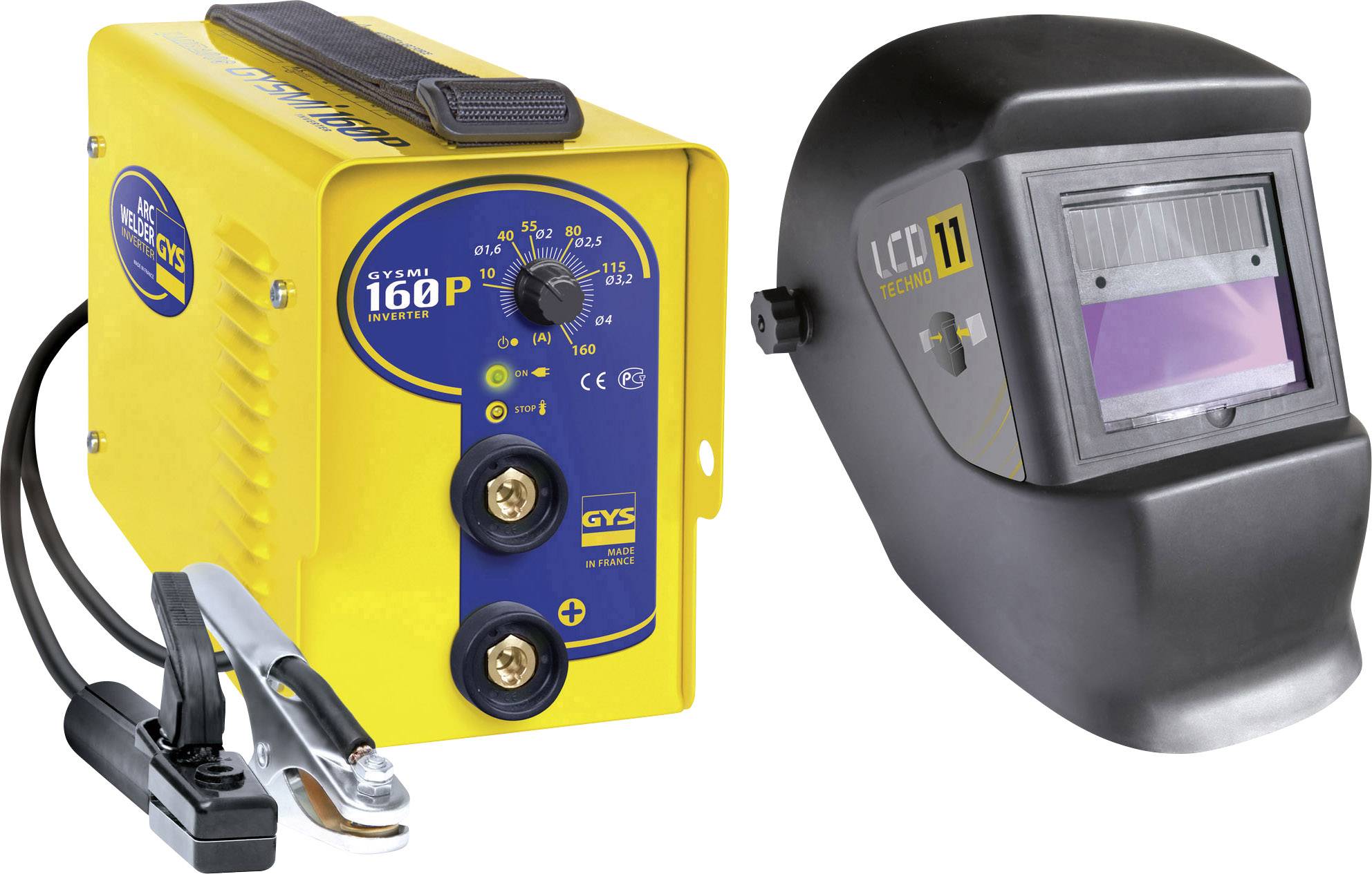GYS 160P Inverter welder 10 - 160 A incl. accessories