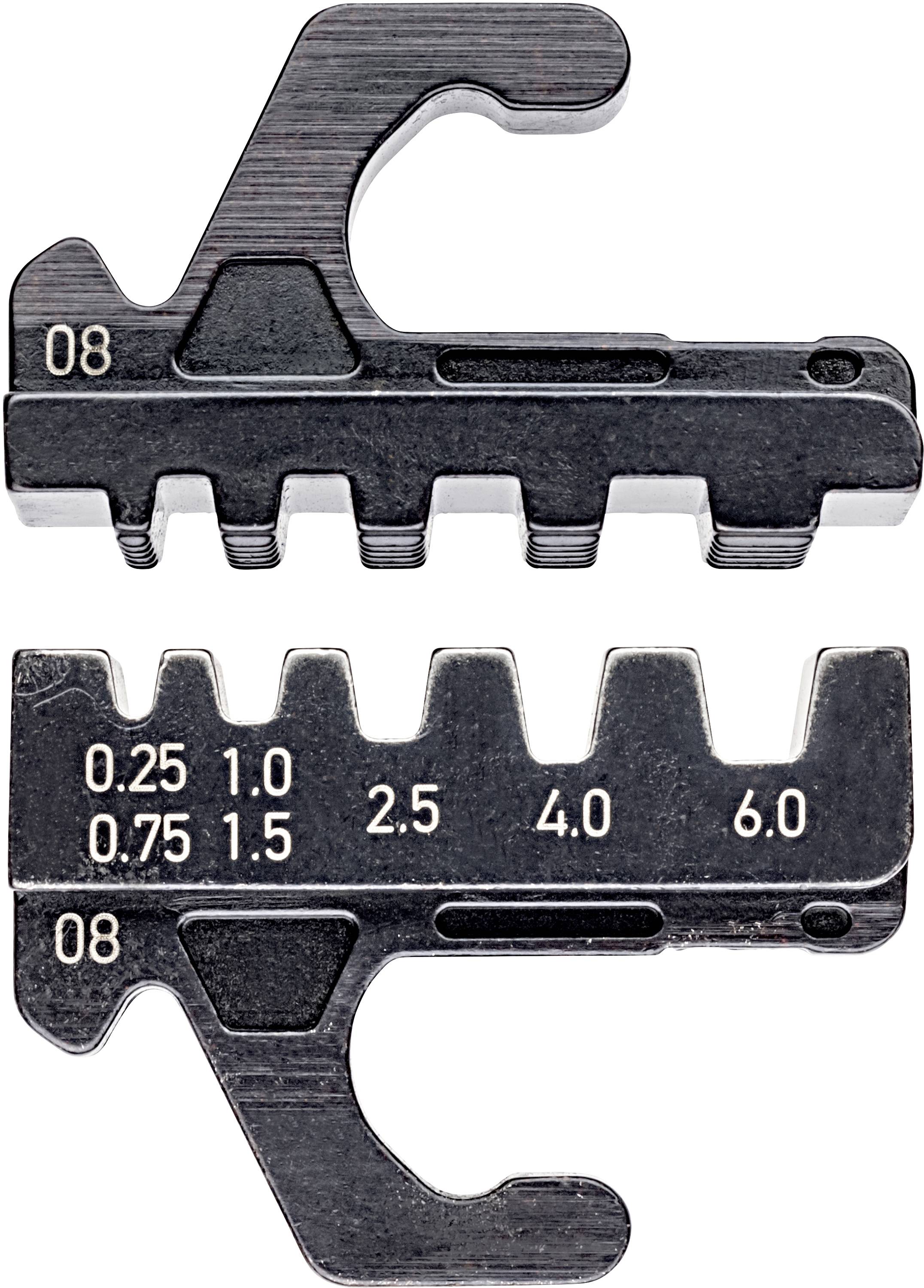 Two black bicycle keys with teeth, marked with numbers indicating different sizes: '0.25', '1.0', '0.75', '1.5', '2.5', '4.0', '6.0'.
