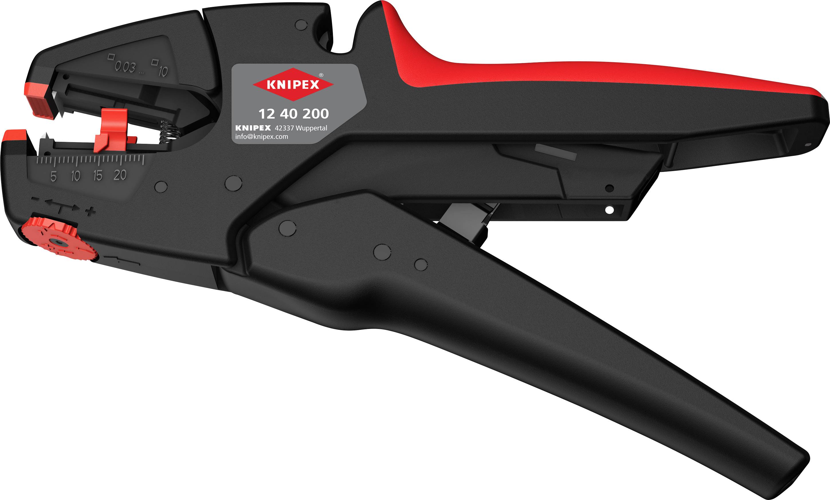 Knipex 12 40 200 Automatic stripper 0.03 up to 10 mm² 8 up to 32