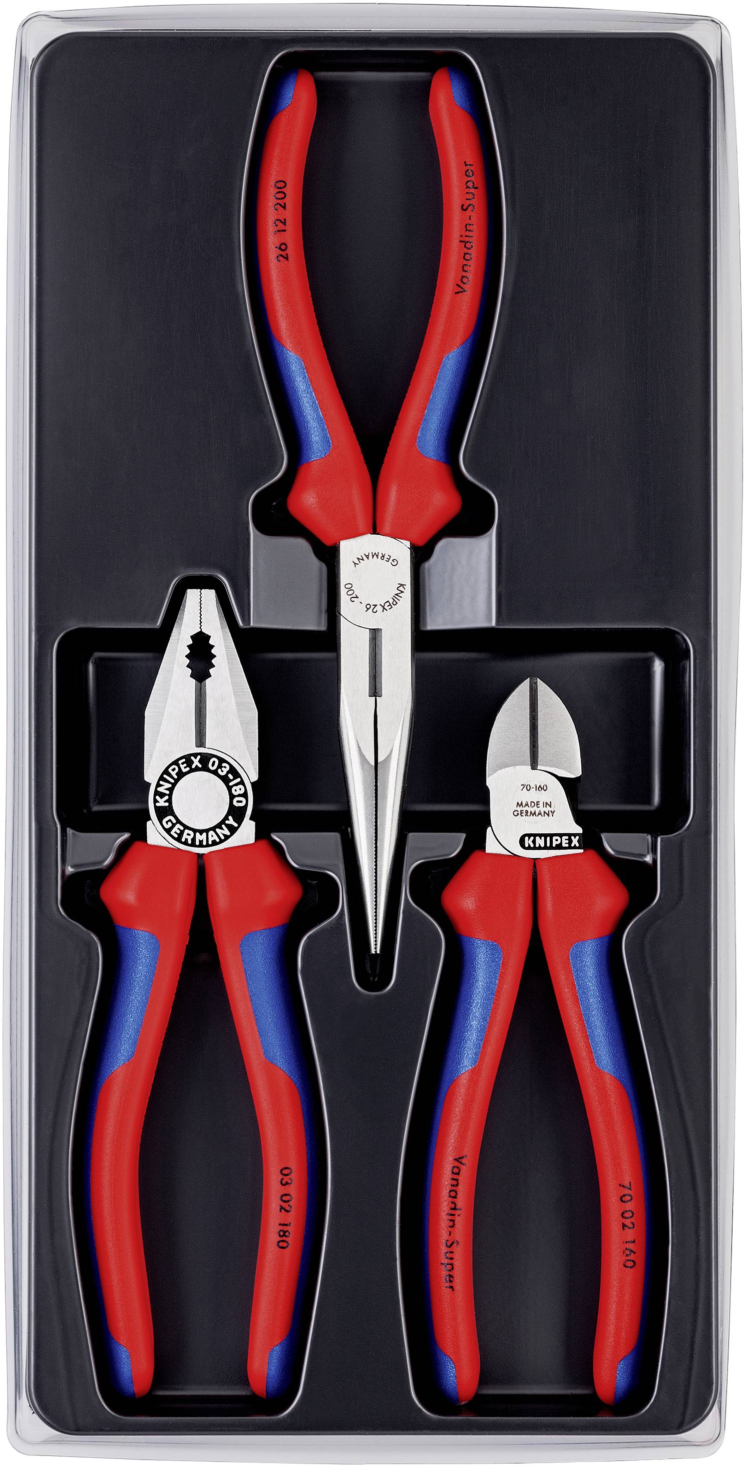 Knipex 00 20 11 Workshop Pliers Set 3-piece