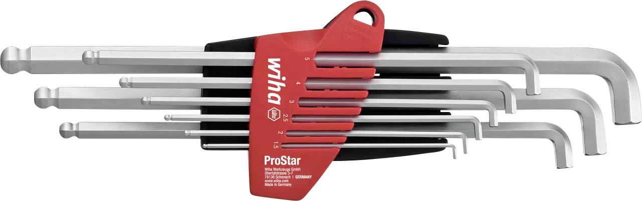 Wiha Allen Allen key set 1.5 mm, 2 mm, 2.5 mm, 3 mm, 4 mm, 5 mm, 6 mm, 8 mm, 10 mm 9-piece