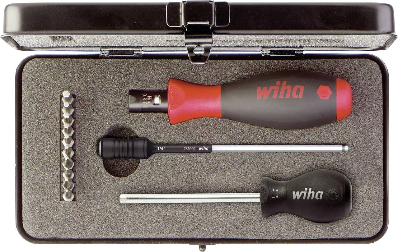 Wiha Workshop Torque screwdriver set 13-piece 1 - 5 Nm
