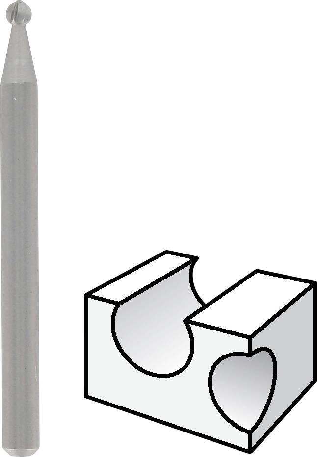 Dremel 26150107JA Engraving blade 2.4 mm Dremel 107 Shank diameter 2.4 mm 3 pc(s)